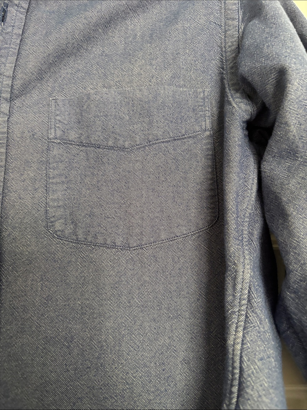 J. Crew Men's Blue Casual Button-Down Shirt - Picture 2 of 4
